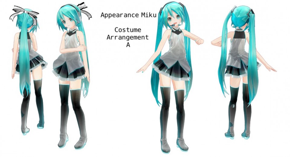 【MMD模型】ままま三妈式改单马尾-双马尾  Costume Arrangement A